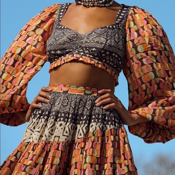 Free People Naomi Print Long sleeve Two -Pieces - Picture 4 of 11